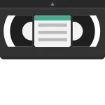 Videotape SVG Icon